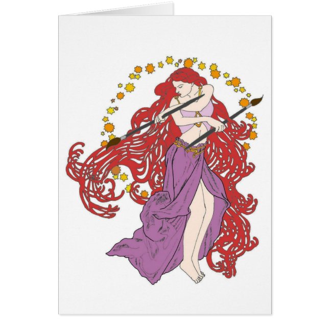 Pen är mer väldig hälsningskort (Framsidan)