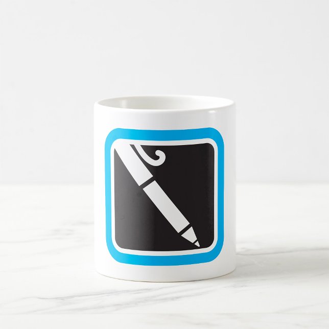Pen Icon Kaffemugg (Skapare uppladdad)