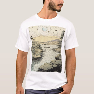 Pen och bläck art t shirt