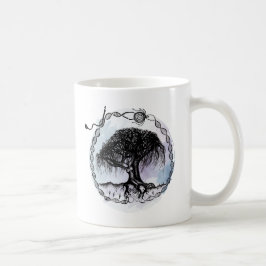 Pen och Bläck Goddess Willow Träd Kaffemugg