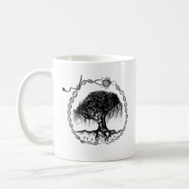 Pen och Bläck Goddess Willow Träd Kaffemugg