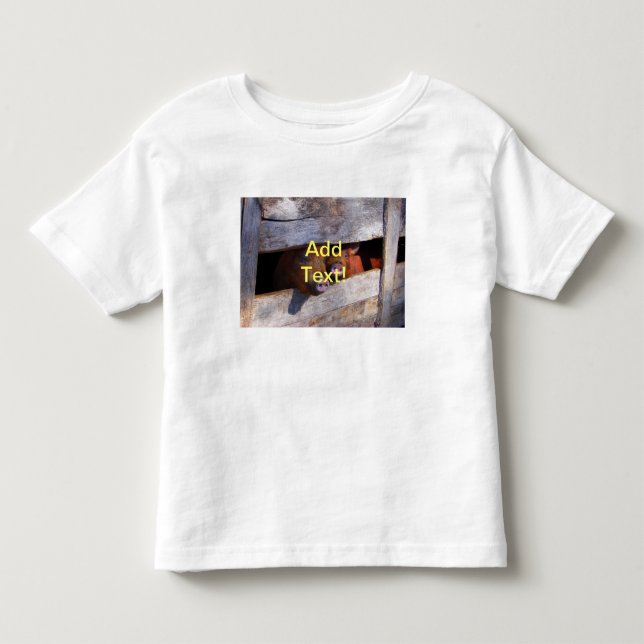 Pen Pair Peeking Piggies Tee Shirt (Framsida)