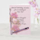 Pen Pal Birthday Card med skrivpapper för blommigt Kort (Orchid)