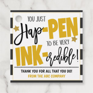 Pen Tack Gift-Märkre Gåvor Etiketter
