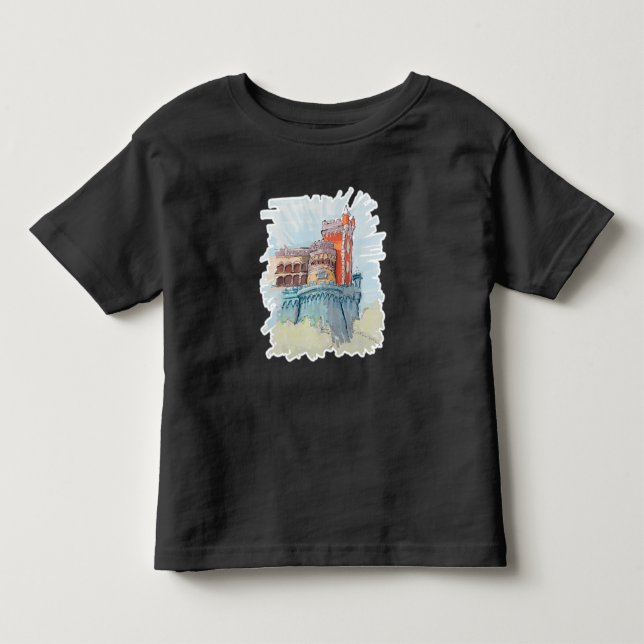 Pena Palace i Sintra, Portugal T Shirt (Framsida)