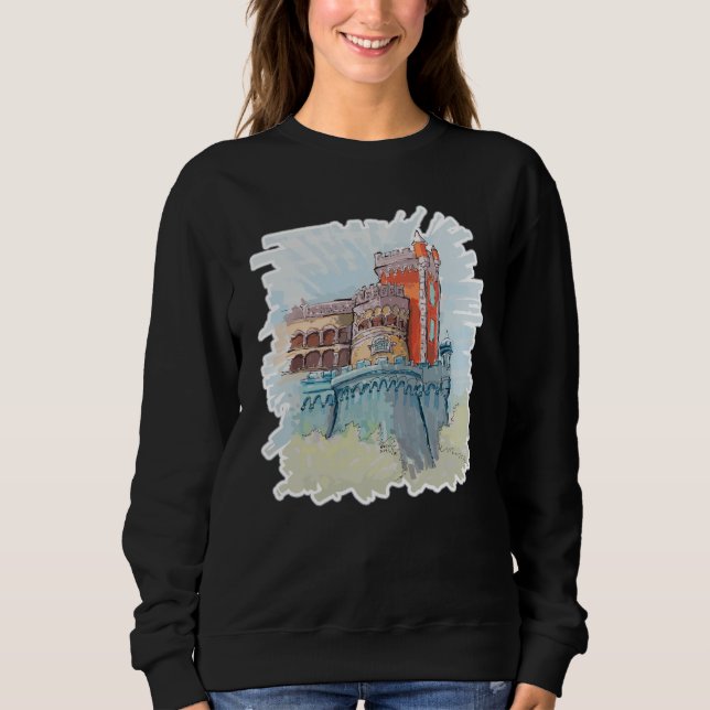 Pena Palace i Sintra, Portugal T Shirt (Framsida)