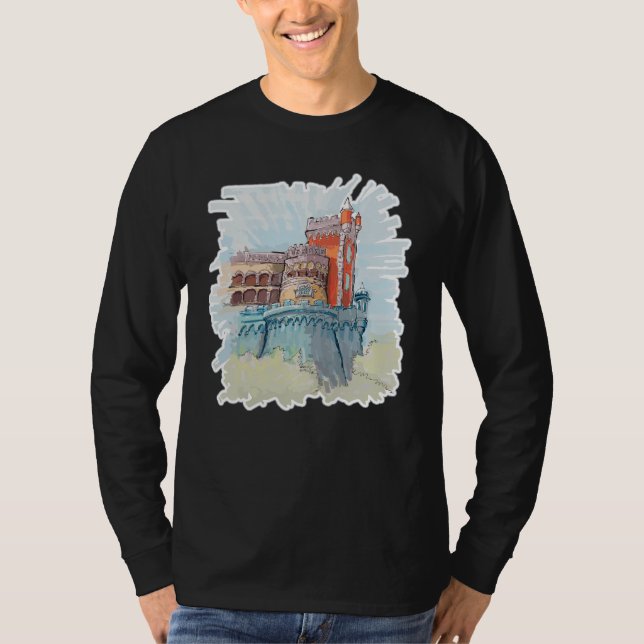 Pena Palace i Sintra, Portugal T Shirt (Framsida)