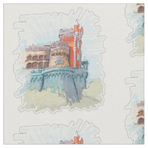 Pena Palace i Sintra, Portugal Tyg