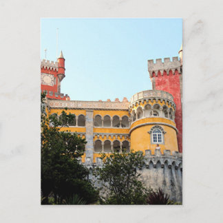 Pena Palace, Sintra, nära Lissabon, Portugal, Euro Vykort