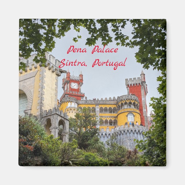 Pena Palace - Sintra, Portugal Magnet (Framsidan)