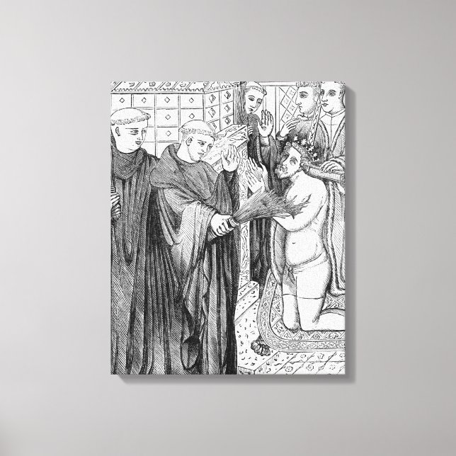 Penance of Henry II Canvastryck (Framsida)
