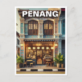 Penang Malaysia shophus Vykort