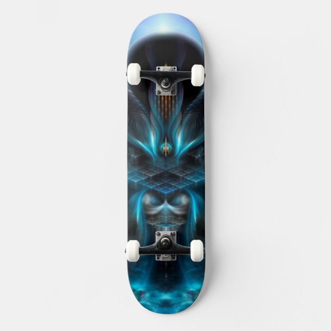 Penapia Fractal Art Skateboard Deck (Framsida)
