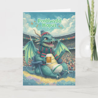 Penblwydd Hapus Grattis på födelsedagen Kort