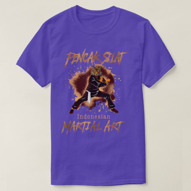 Pencak Silat Indonesian Martial Arts  T Shirt (Design framsida)