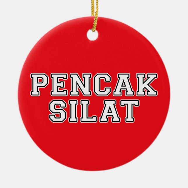 Pencak Silat Julgransprydnad Keramik (Framsidan)
