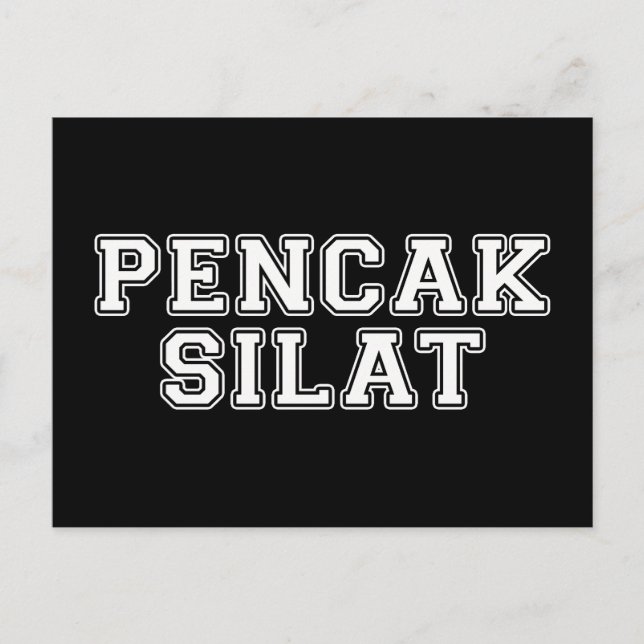Pencak Silat Vykort (Framsida)