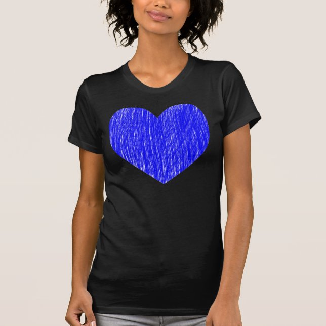 Penciglad i - Blå Tee Shirt (Framsida)