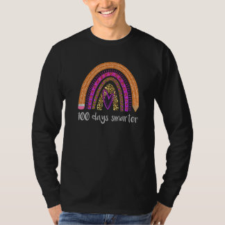 Pencil 100 Days Smarter Happy 100th Day Of School  T Shirt