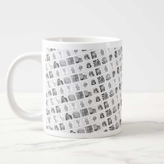 Pencil Animal Collection Mug Jumbo Mugg (Vänster)