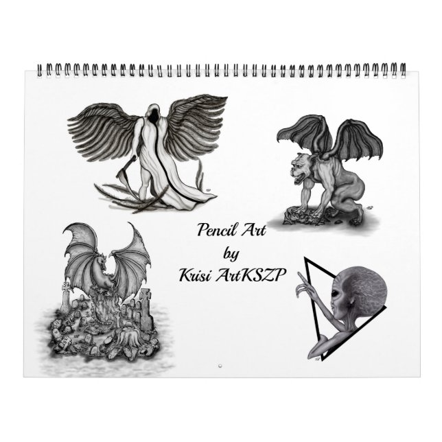 Pencil Art av Krisi ArtKSZP Kalender (Omslag)