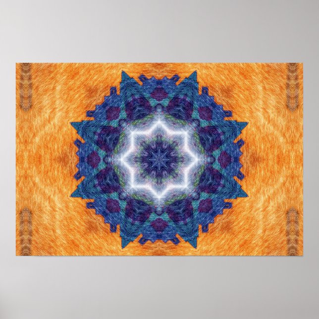 Pencil Art Mandala Poster (Framsidan)