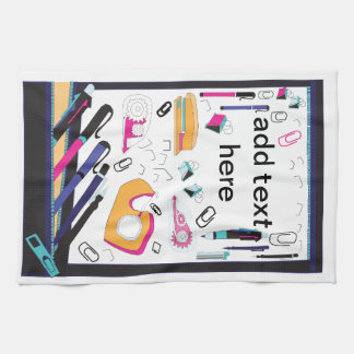 pencil case and stationery design kökshandduk