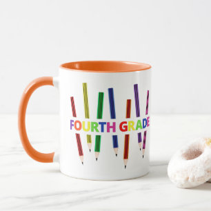 Pencil Fjärde Klass-läraren Mugg