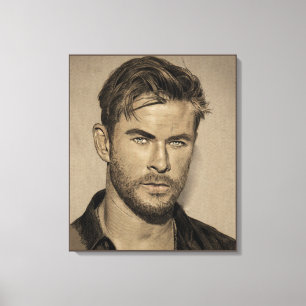 Pencil Sketch Teckning Canvastryck