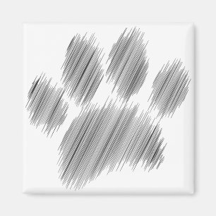 Pencil Sketched Tass Digital Art Hund Magnet