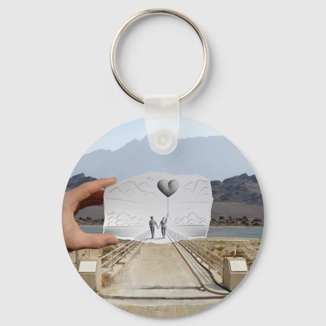 Pencil Vs Camera - Älskare Nyckelring (Framsida)