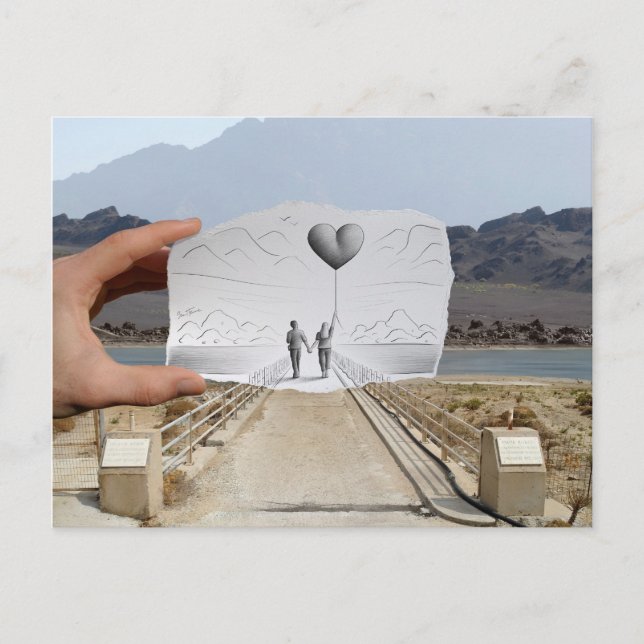 Pencil Vs Camera - Älskare Vykort (Framsida)