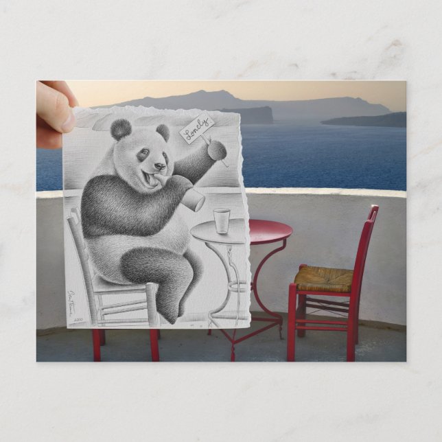 Pencil Vs Camera - endast Vykort (Framsida)