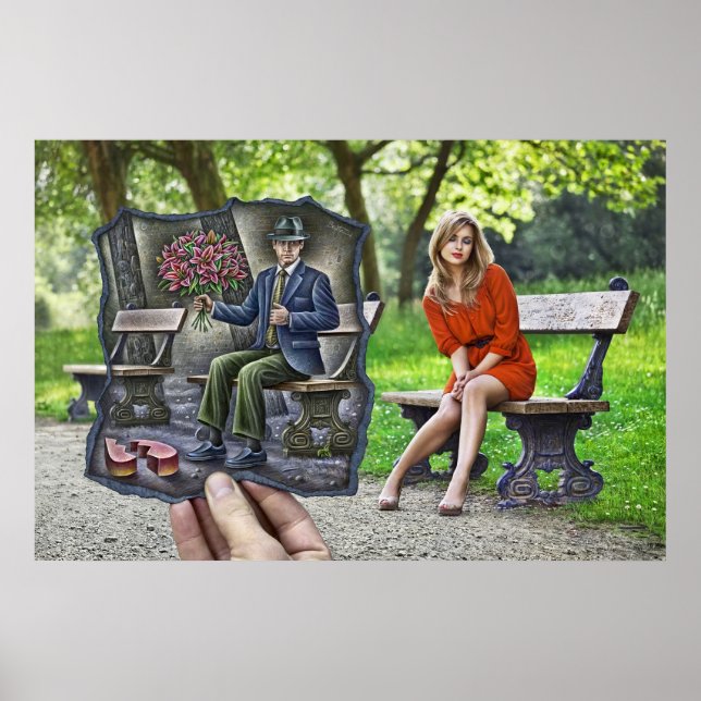 Pencil Vs Camera - Saint Valentine gentleman Poster (Framsidan)