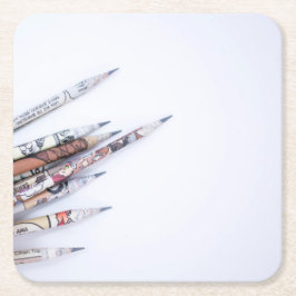 Penciler Underlägg Papper Kvadrat