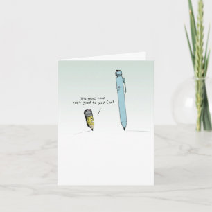 Pencillyns Tecknad Kort