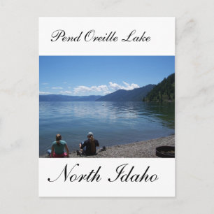 Pend Oreille Sjö, North Idaho Vykort