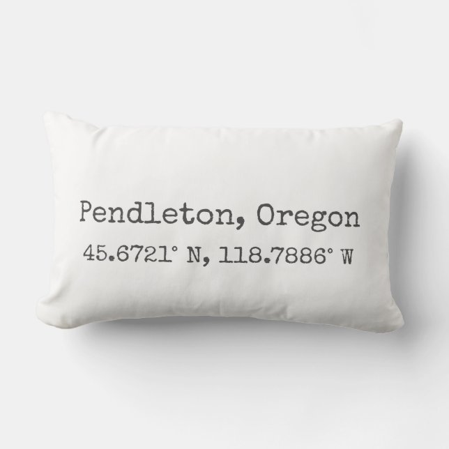Pendleton, Oregon Coordinates Lumbar Pillow Lumbarkudde (Framsida)