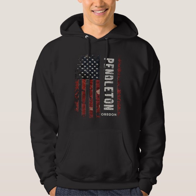 Pendleton Oregon Hoodie (Framsida)