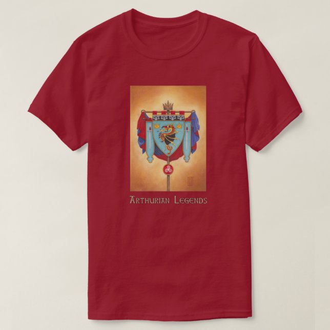 Pendragon Banner House T Shirt (Design framsida)