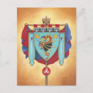 Pendragon Banner House Vykort