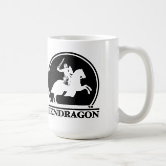 Pendragon föreställer logotypmuggar kaffemugg