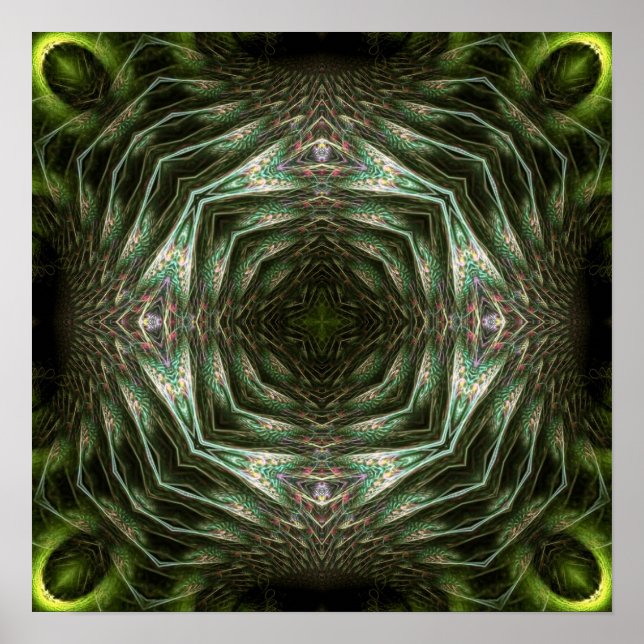 Pendragon Geometrisk Konst Affisch (Framsidan)