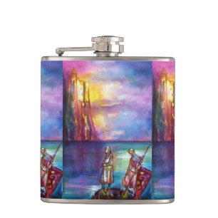 PENDRAGON Medieval Knight,Sjö Sunset,Fantasy Fickplunta
