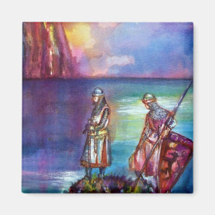 PENDRAGON Medieval Knight,Sjö Sunset,Fantasy Magnet