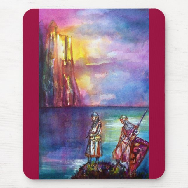 PENDRAGON Medieval Knight,Sjö Sunset,Fantasy Musmatta (Framsidan)