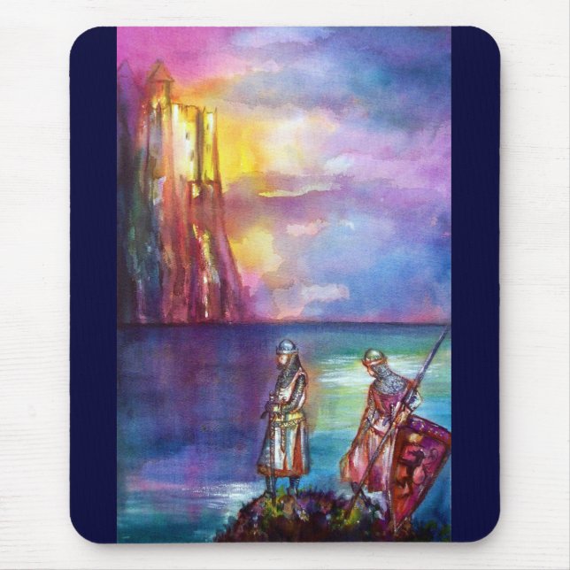 PENDRAGON Medieval Knight,Sjö Sunset,Fantasy Musmatta (Framsidan)
