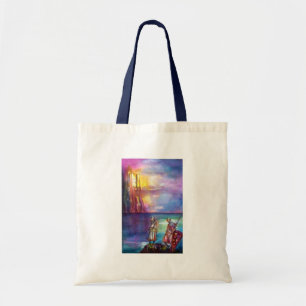 PENDRAGON Medieval Knight,Sjö Sunset,Fantasy Tygkasse