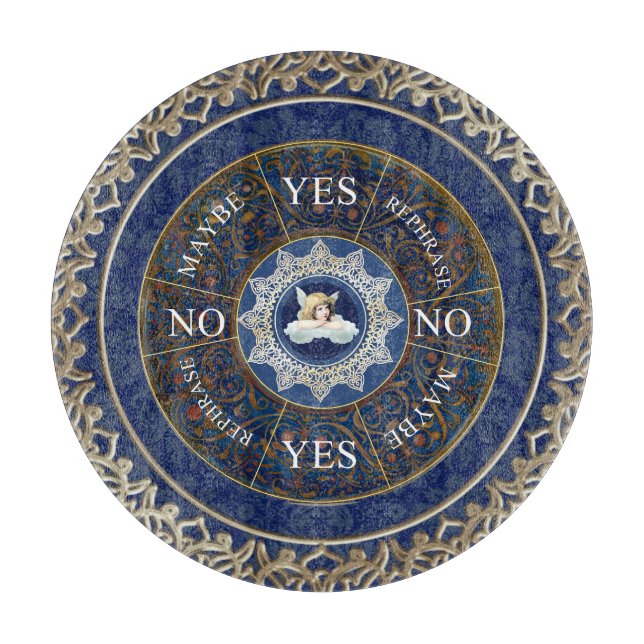 Pendulum Board Chart Divination Game Angel Blue (Framsidan)