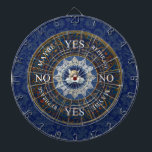 Pendulum Board Chart Divination Game Angel Blue Darttavla<br><div class="desc">En vacker pendulumkartongdesign som kan användas tillsammans med din kristallpendel som en uppsättning för divinationstest, experiment eller spel. När pendeln sväller, se vad som svarar kom genom de psykiska, intuitiva krafterna. Perfekt för dem som utvecklar sin intuition, för dem som är intresserade av att ge upp, divinera svar, förmögenhetsberättelse, förmögenhetsuppläsning,...</div>